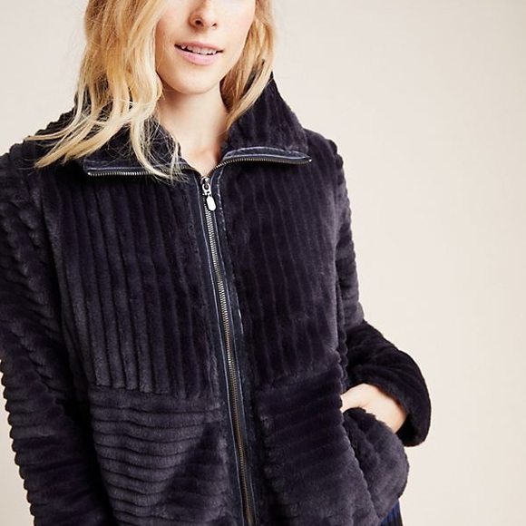 🎈🎉🎁SALE Anthropologie Natasha Faux Fur Jacket - Picture 5 of 7